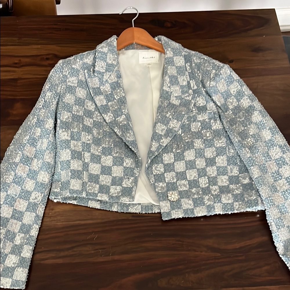Silver Sequin Women's Jacket